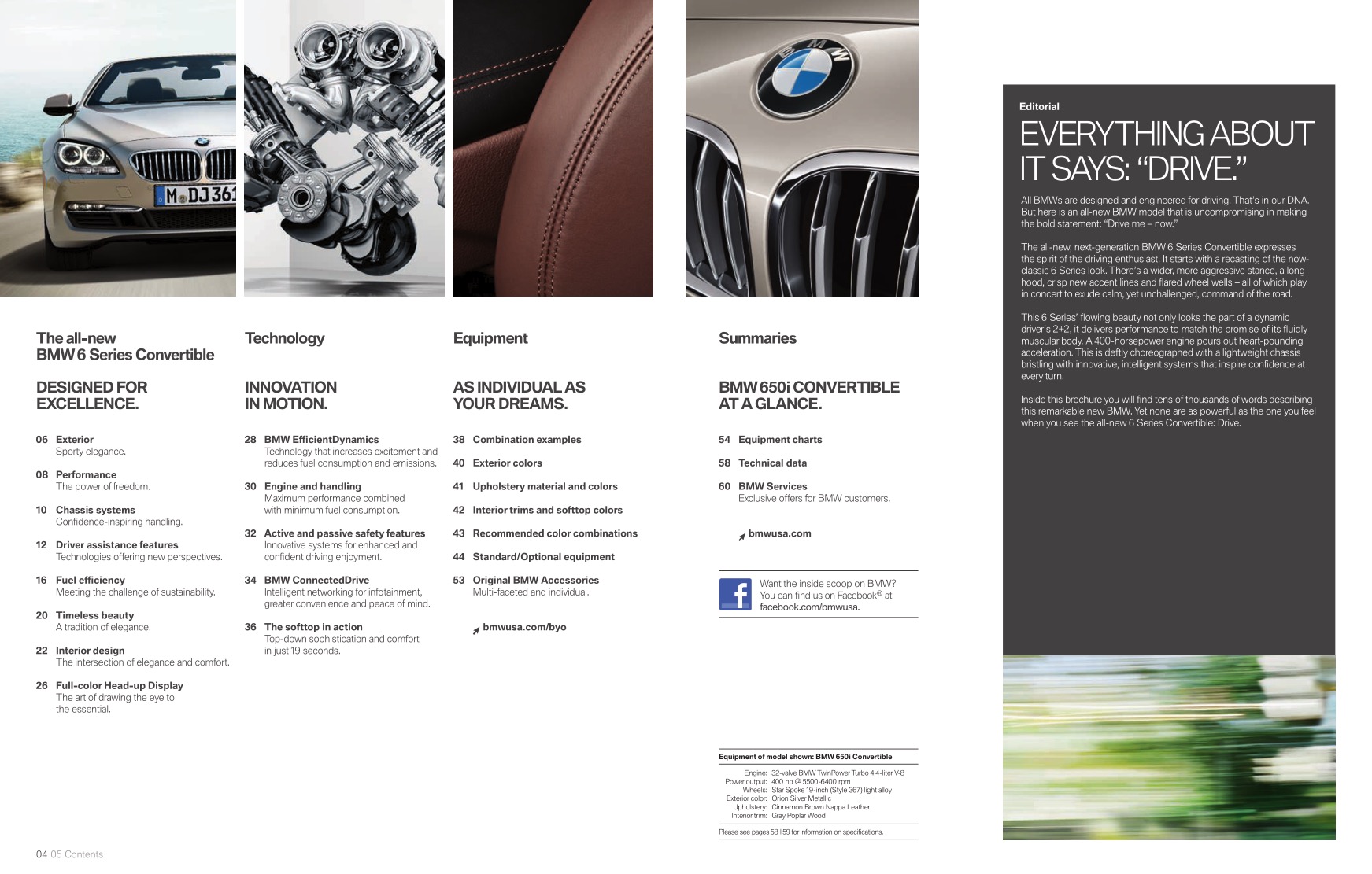 2012 BMW 6-Series Convertible Brochure Page 28